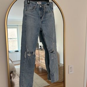 AGOLDE ripped skinny jeans